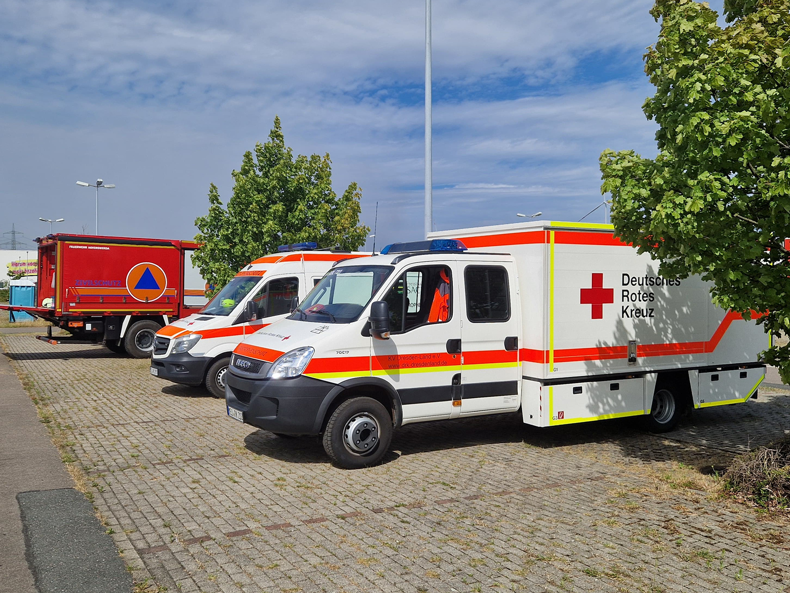 DRK-Einsatzfahrzeuge, Feuerwehr-LKW